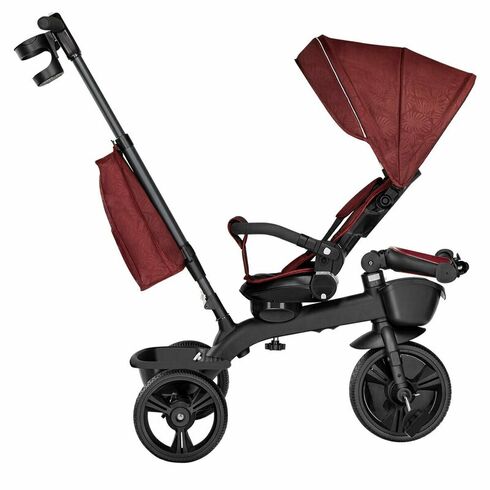 Tricicleta multifunctionala cu sezut reversibil Lionelo Kori, Red Burgundy, Culoare: Visiniu,poza 4