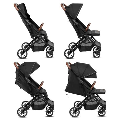 Carucior sport Kidwell COLMER Jet Black, Culoare: Negru, Model: sport,poza 5  - ExclusivMAG.ro Carucior sport Kidwell COLMER Jet Black, Culoare: Negru, Model: sport,poza 5