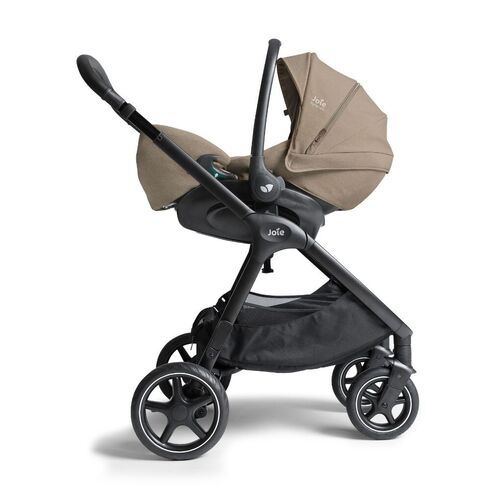 Scoica auto inclinabila Joie i-Size i-Level Pro Signature Sandstone, 40-87 cm, certificata R129, Culoare: Crem, Grupa: 0-13kg (0 luni - 12 luni),poza 7