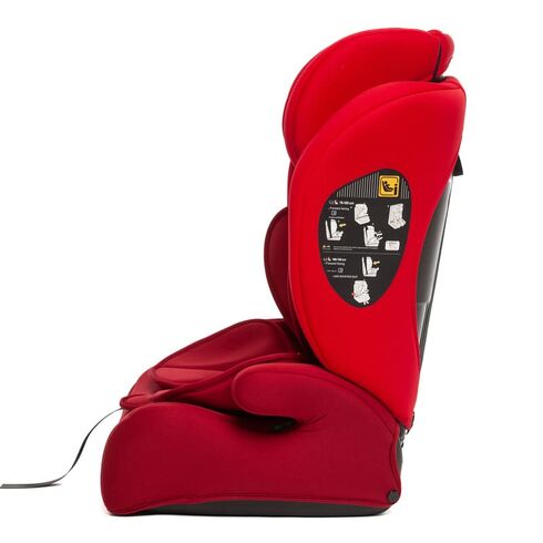 Scaun Auto Juju Safe Rider i-Size, Rosu-Bordo, Culoare: Rosu, Grupa: 9-36kg (9 luni - 12 ani),poza 6