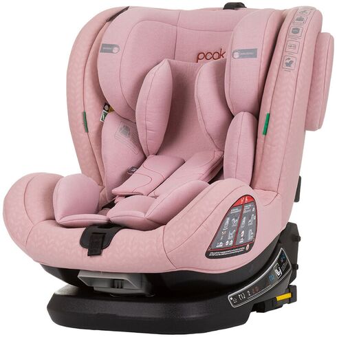 Scaun auto Chipolino Peak I-Size 40-150 cm flamingo cu sistem Isofix, Culoare: Roz, Grupa: 0-36kg (0 luni - 12 ani)