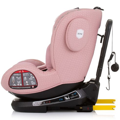 Scaun auto Chipolino Peak I-Size 40-150 cm flamingo cu sistem Isofix, Culoare: Roz, Grupa: 0-36kg (0 luni - 12 ani),poza 5  - ExclusivMAG.ro Scaun auto Chipolino Peak I-Size 40-150 cm flamingo cu sistem Isofix, Culoare: Roz, Grupa: 0-36kg (0 luni - 12 ani),poza 5