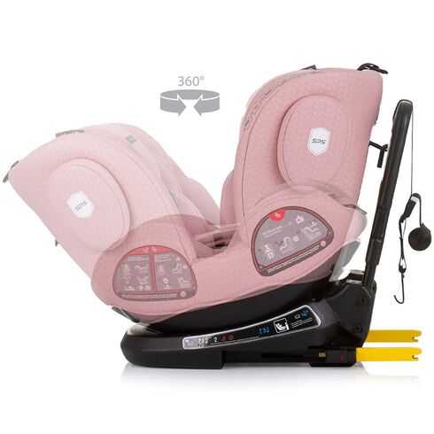 Scaun auto Chipolino Peak I-Size 40-150 cm flamingo cu sistem Isofix, Culoare: Roz, Grupa: 0-36kg (0 luni - 12 ani),poza 7  - ExclusivMAG.ro Scaun auto Chipolino Peak I-Size 40-150 cm flamingo cu sistem Isofix, Culoare: Roz, Grupa: 0-36kg (0 luni - 12 ani),poza 7