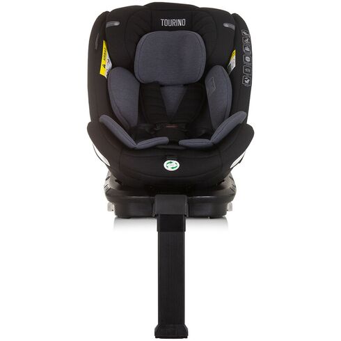 Scaun auto Chipolino Tourino I-Size 40-150 cm obsidian cu sistem Isofix, Culoare: Negru, Grupa: 0-36kg (0 luni - 12 ani),poza 4  - ExclusivMAG.ro Scaun auto Chipolino Tourino I-Size 40-150 cm obsidian cu sistem Isofix, Culoare: Negru, Grupa: 0-36kg (0 luni - 12 ani),poza 4