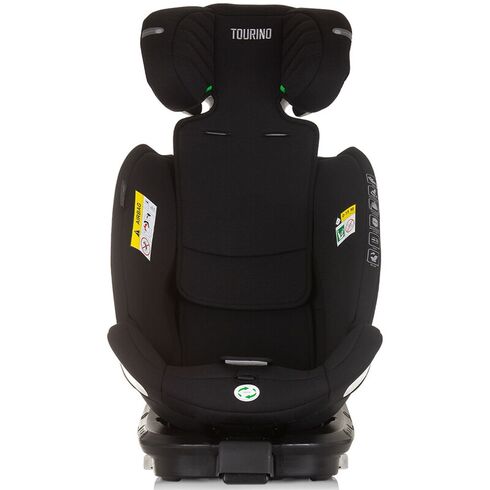 Scaun auto Chipolino Tourino I-Size 40-150 cm obsidian cu sistem Isofix, Culoare: Negru, Grupa: 0-36kg (0 luni - 12 ani),poza 10  - ExclusivMAG.ro Scaun auto Chipolino Tourino I-Size 40-150 cm obsidian cu sistem Isofix, Culoare: Negru, Grupa: 0-36kg (0 luni - 12 ani),poza 10