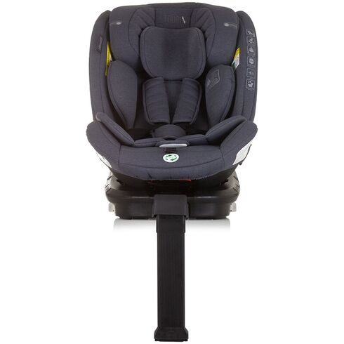 Scaun auto Chipolino Tourino I-Size 40-150 cm granite cu sistem Isofix, Culoare: Gri, Grupa: 0-36kg (0 luni - 12 ani),poza 4