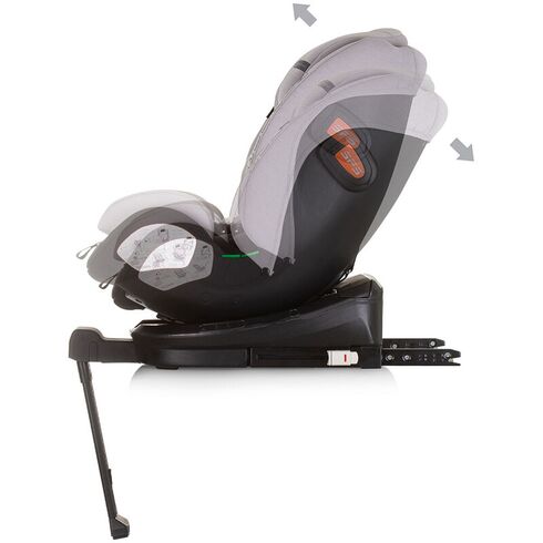 Scaun auto Chipolino Tourino I-Size 40-150 cm ash grey cu sistem Isofix, Culoare: Gri deschis, Grupa: 0-36kg (0 luni - 12 ani),poza 6  - ExclusivMAG.ro Scaun auto Chipolino Tourino I-Size 40-150 cm ash grey cu sistem Isofix, Culoare: Gri deschis, Grupa: 0-36kg (0 luni - 12 ani),poza 6