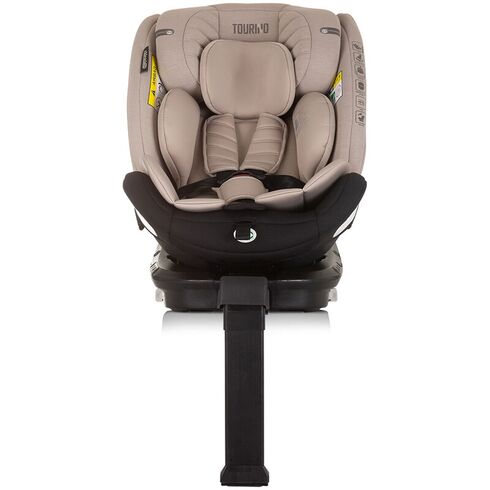 Scaun auto Chipolino Tourino I-Size 40-150 cm macadamia cu sistem Isofix, Culoare: Crem, Grupa: 0-36kg (0 luni - 12 ani),poza 4