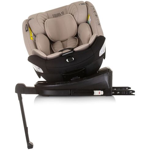 Scaun auto Chipolino Tourino I-Size 40-150 cm macadamia cu sistem Isofix, Culoare: Crem, Grupa: 0-36kg (0 luni - 12 ani),poza 7