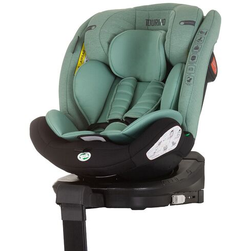 Scaun auto Chipolino Tourino I-Size 40-150 cm pastel green cu sistem Isofix, Culoare: Verde, Grupa: 0-36kg (0 luni - 12 ani),poza 2  - ExclusivMAG.ro Scaun auto Chipolino Tourino I-Size 40-150 cm pastel green cu sistem Isofix, Culoare: Verde, Grupa: 0-36kg (0 luni - 12 ani),poza 2