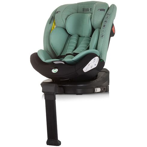 Scaun auto Chipolino Tourino I-Size 40-150 cm pastel green cu sistem Isofix, Culoare: Verde, Grupa: 0-36kg (0 luni - 12 ani),poza 3  - ExclusivMAG.ro Scaun auto Chipolino Tourino I-Size 40-150 cm pastel green cu sistem Isofix, Culoare: Verde, Grupa: 0-36kg (0 luni - 12 ani),poza 3