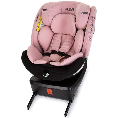 Scaun auto Chipolino Tourino I-Size 40-150 cm flamingo cu sistem Isofix, Culoare: Roz, Grupa: 0-36kg (0 luni - 12 ani),poza 11
