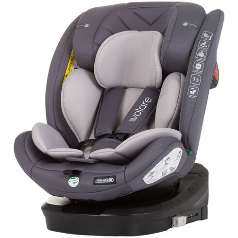 Scaun auto Chipolino Volare I-Size 40-150 cm granite cu sistem Isofix, Culoare: Gri, Grupa: 0-36kg (0 luni - 12 ani),poza 2  - ExclusivMAG.ro Scaun auto Chipolino Volare I-Size 40-150 cm granite cu sistem Isofix, Culoare: Gri, Grupa: 0-36kg (0 luni - 12 ani),poza 2