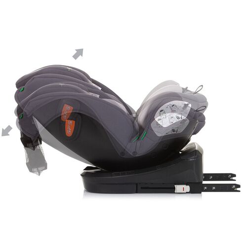 Scaun auto Chipolino Volare I-Size 40-150 cm granite cu sistem Isofix, Culoare: Gri, Grupa: 0-36kg (0 luni - 12 ani),poza 10  - ExclusivMAG.ro Scaun auto Chipolino Volare I-Size 40-150 cm granite cu sistem Isofix, Culoare: Gri, Grupa: 0-36kg (0 luni - 12 ani),poza 10