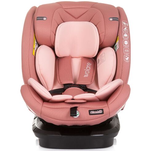 Scaun auto Chipolino Volare I-Size 40-150 cm flamingo cu sistem Isofix, Culoare: Roz, Grupa: 0-36kg (0 luni - 12 ani),poza 3  - ExclusivMAG.ro Scaun auto Chipolino Volare I-Size 40-150 cm flamingo cu sistem Isofix, Culoare: Roz, Grupa: 0-36kg (0 luni - 12 ani),poza 3