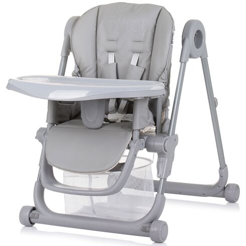 Scaun de masa Chipolino Master Chef pure grey, Culoare: Gri,poza 3