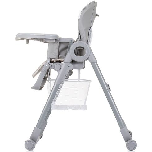 Scaun de masa Chipolino Master Chef pure grey, Culoare: Gri,poza 4