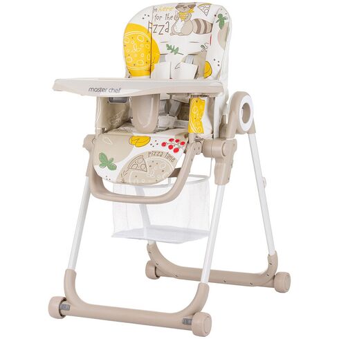 Scaun de masa Chipolino Master Chef macadamia, Culoare: Multicolor
