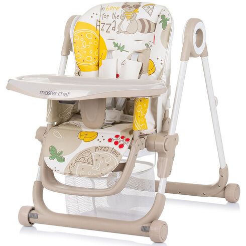 Scaun de masa Chipolino Master Chef macadamia, Culoare: Multicolor,poza 3