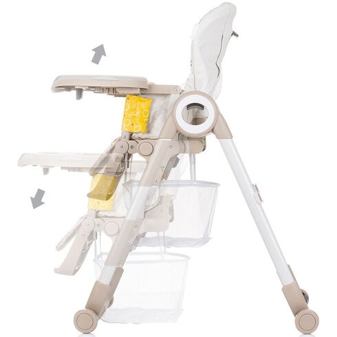 Scaun de masa Chipolino Master Chef macadamia, Culoare: Multicolor,poza 5