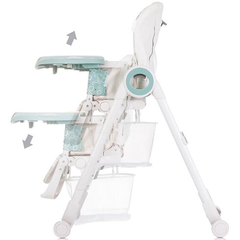 Scaun de masa Chipolino Master Chef pastel green, Culoare: Verde,poza 5