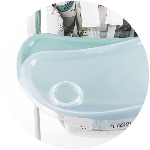 Scaun de masa Chipolino Master Chef pastel green, Culoare: Verde,poza 8