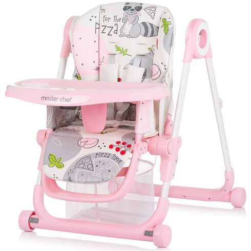 Scaun de masa Chipolino Master Chef flamingo, Culoare: Roz,poza 3