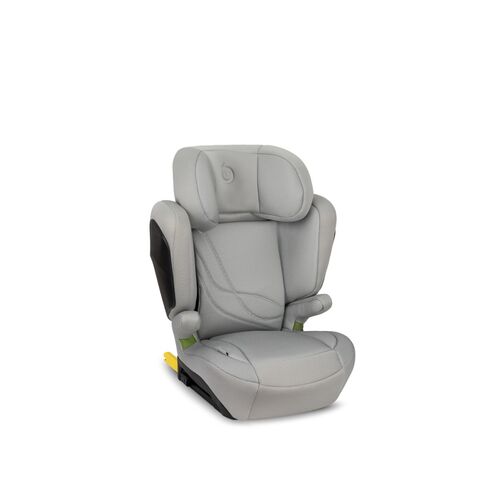Scaun auto cu isofix, I-size 100-150 cm, Momi Mei - Grey, Culoare: Gri deschis, Grupa: 15-36kg (4 ani - 12 ani)