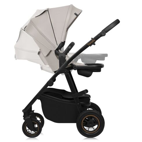Carucior 3 in 1, Lionelo, Amber Plus, Pana la 22 kg, Bej, Culoare: Bej, Model: 3 in 1,poza 6
