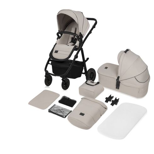 Carucior 2 in 1, Lionelo, Amber Plus, Pana la 22 kg, Bej, Culoare: Bej, Model: 2 in 1,poza 2