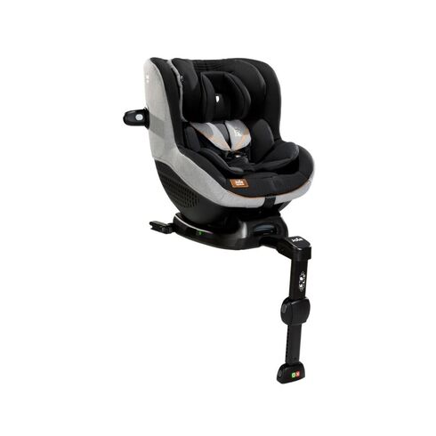 Set scaun auto i-Size Joie i-Quest Signature Carbon, 40-105 cm + Baza i-Size i-Base LX 2, certificat R129, Culoare: Gri/Negru, Grupa: 0-18kg (0 luni - 4 ani)