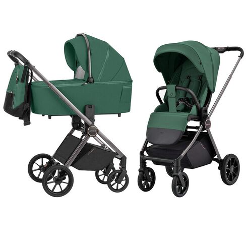 Carucior compact premium Carrello ULTRA 2 in 1 Morning Green, Culoare: Verde, Model: 2 in 1