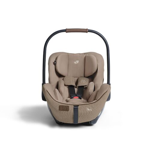 Scoica auto inclinabila Joie i-Size i-Level Pro Signature Sandstone, 40-87 cm, certificata R129, Culoare: Crem, Grupa: 0-13kg (0 luni - 12 luni),poza 2