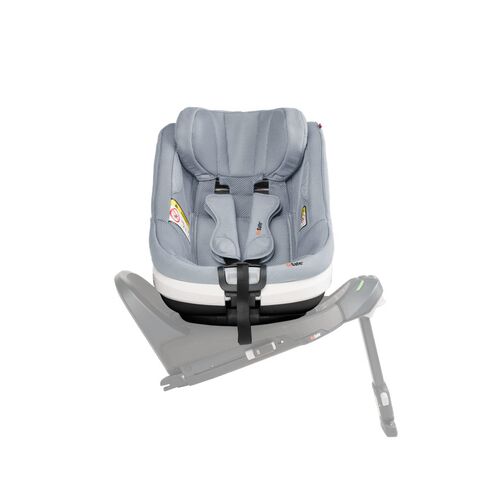 Scaun auto copii BeSafe Beyond 360 Peak Mesh, Culoare: Gri deschis, Grupa: 9-25kg (9 luni - 7 ani),poza 2