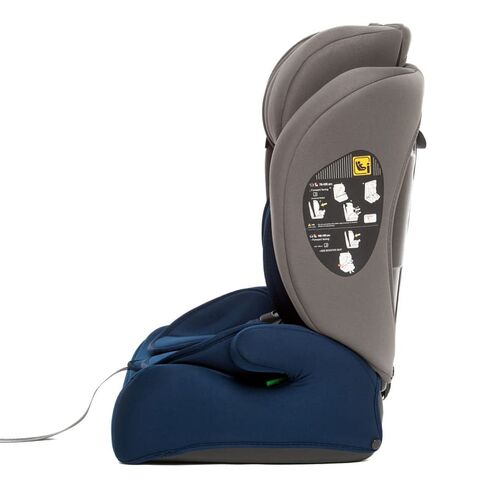 Scaun Auto Juju Safe Rider i-Size, Gri-Bleumarin, Culoare: Gri, Grupa: 9-36kg (9 luni - 12 ani),poza 5