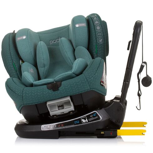 Scaun auto Chipolino Peak I-Size 40-150 cm pastel green cu sistem Isofix, Culoare: Verde, Grupa: 0-36kg (0 luni - 12 ani),poza 6  - ExclusivMAG.ro Scaun auto Chipolino Peak I-Size 40-150 cm pastel green cu sistem Isofix, Culoare: Verde, Grupa: 0-36kg (0 luni - 12 ani),poza 6