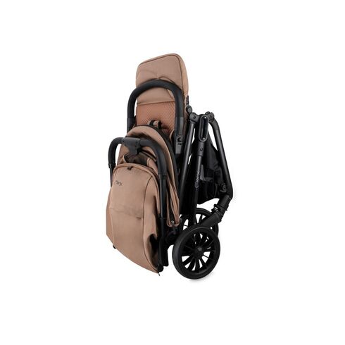 Carucior sport, 0-22 Kg, auto-folding, Momi Andrea - Brown, Culoare: Crem, Model: sport,poza 3