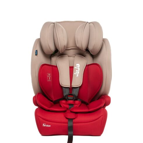 Scaun Auto Juju Safe Rider i-Size, Bej-Bordo, Culoare: Bej, Grupa: 9-36kg (9 luni - 12 ani),poza 2