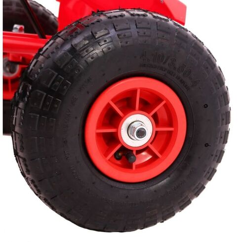 Kart cu pedale si roti gonflabile, varsta 3 ani+, 114x59x63 cm, Gokart CHAMPION - Rosu, Culoare: Rosu,poza 8