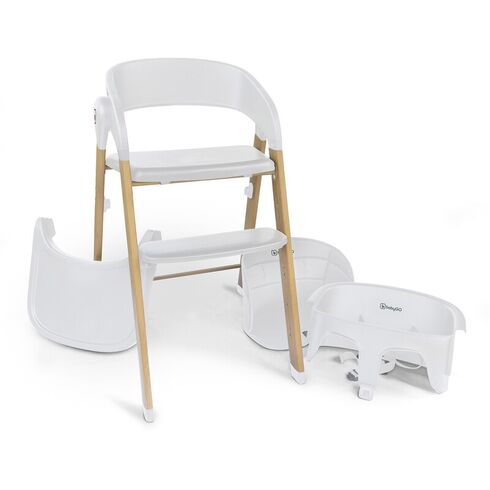 Scaun de masa 3 in 1 transformabil Levels Alb BabyGo,poza 4