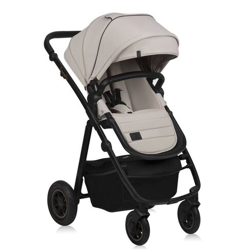 Carucior 2 in 1, Lionelo, Amber Plus, Pana la 22 kg, Bej, Culoare: Bej, Model: 2 in 1,poza 4