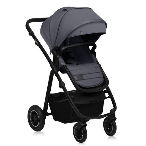 Carucior 2 in 1, Lionelo, Amber Plus, Pana la 22 kg, Gri inchis, Culoare: Gri, Model: 2 in 1,poza 4