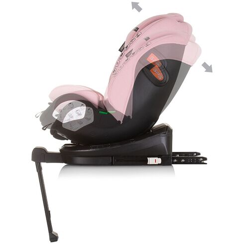 Scaun auto Chipolino Tourino I-Size 40-150 cm flamingo cu sistem Isofix, Culoare: Roz, Grupa: 0-36kg (0 luni - 12 ani),poza 6