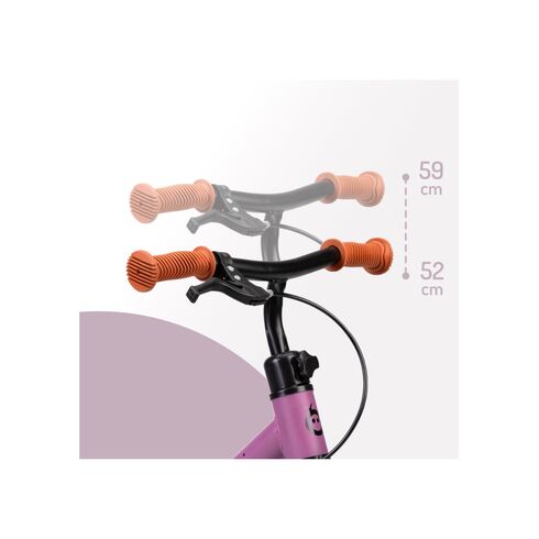 Bicicleta fara pedale, Momi Breki - Purple, Culoare: Roz, Dimensiuni: 12 inch,poza 5