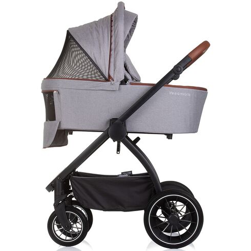 Carucior Chipolino Prestige 3 in 1 cloud grey, Culoare: Gri, Model: 3 in 1,poza 6