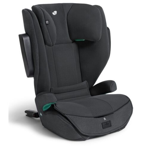 Scaun auto Joie i-Traver Signature Ebony, 100 - 150 cm, testat ADAC si certificat R129, Culoare: Gri, Grupa: 15-36kg (4 ani - 12 ani)