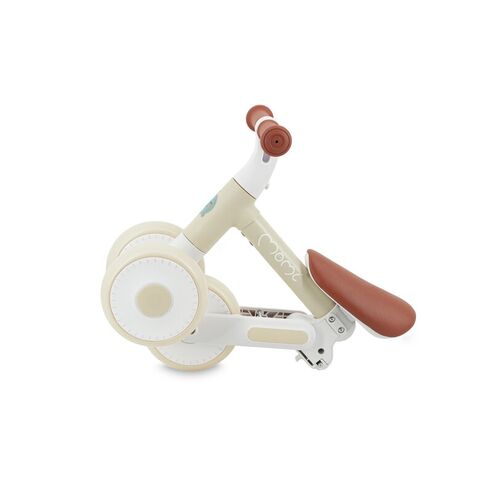 Bicicleta pliabila fara pedale Momi Dex - Beige, Culoare: Crem,poza 2