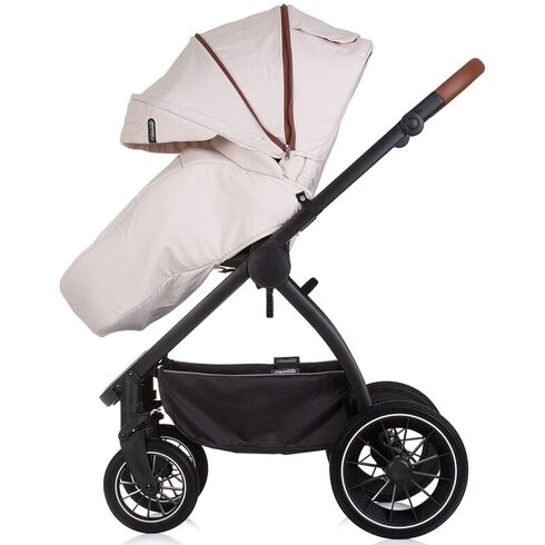 Carucior Chipolino Prestige 3 in 1 biscotta, Culoare: Bej, Model: 3 in 1,poza 11