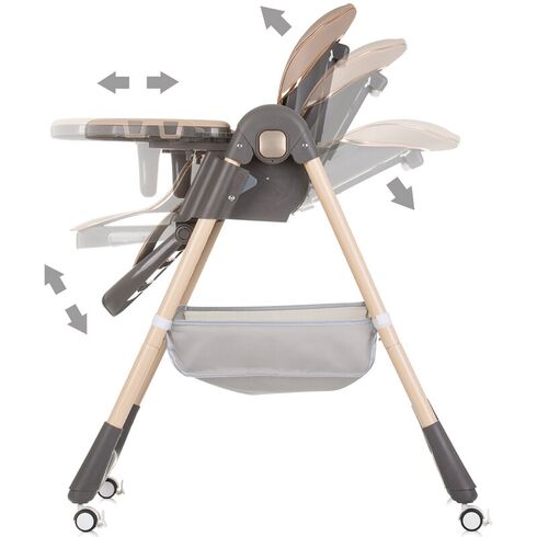 Scaun de masa Chipolino First Spoon macadamia, Culoare: Crem,poza 7  - ExclusivMAG.ro Scaun de masa Chipolino First Spoon macadamia, Culoare: Crem,poza 7