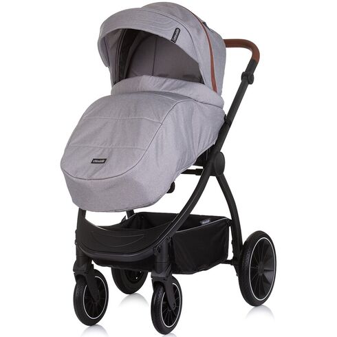 Carucior Chipolino Prestige 3 in 1 cloud grey, Culoare: Gri, Model: 3 in 1,poza 8